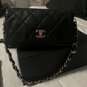 SOLD! Authentic Chanel soft Flap bag **Excellent condition**